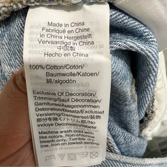 Madewell Relaxed Denim Shorts High Rise Women’s Size 29 - Picture 10 of 12